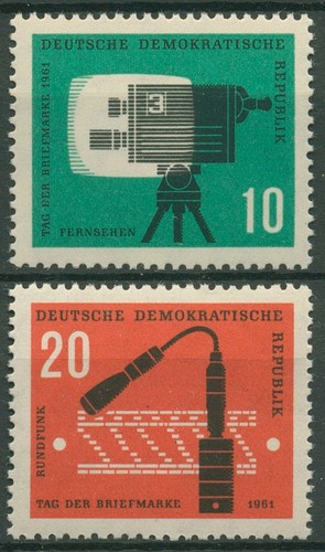 Ddr 1961 tag der - ddr, briefmarke
