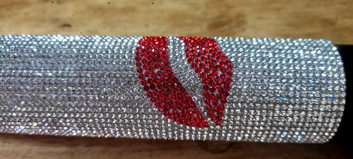 Glänzende strass shiny kiss - /,